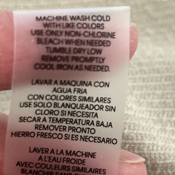 NWT Tommy Hilfiger Dress Women’s Sz 10 Sand Corduroy Button Collar Long Sleeve - Picture 11 of 13